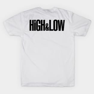 High and low - oyakohkoh backside T-Shirt